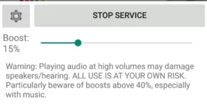 Volume Booster GOODEV setting